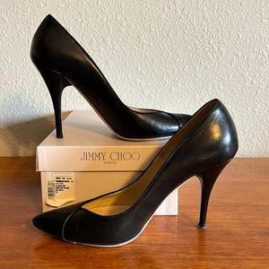 jimmy choo albion kid point toe pump